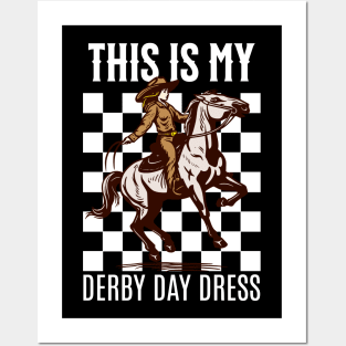 This Is My Derby Day Dress Horse Racing Lover Day For Women Posters and Art